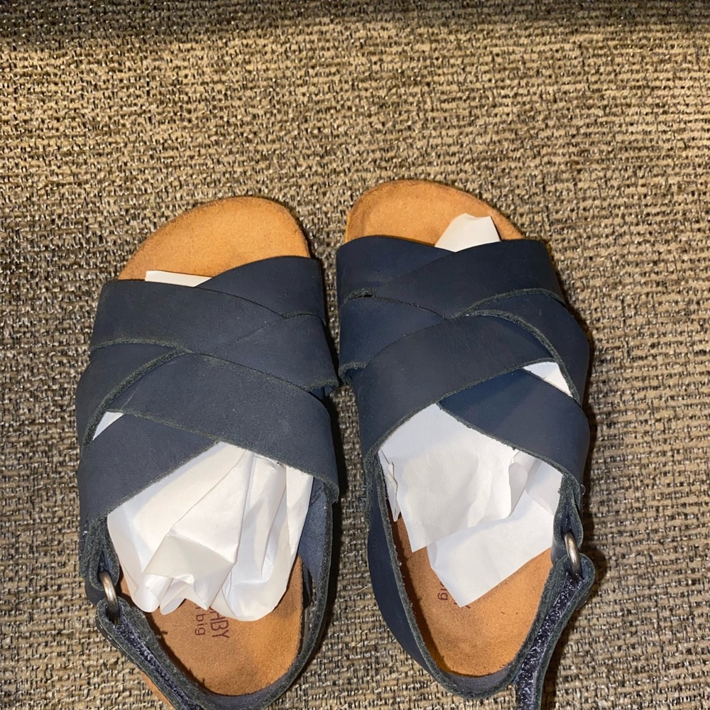 SOLD Zara Baby Navy Blue Sandals Sz 20 (US 5C)